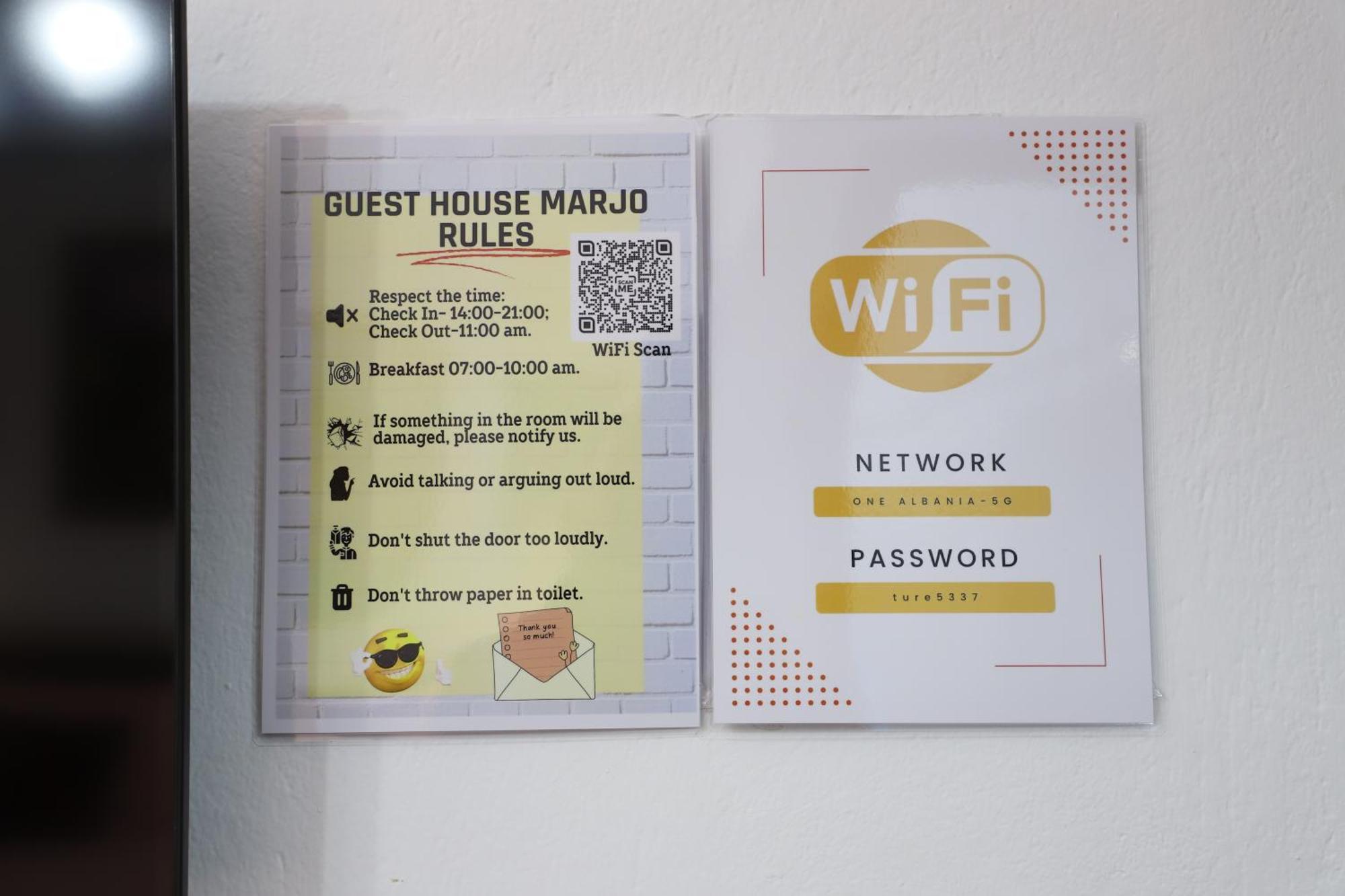 Guest House Marjo Berat Exterior foto