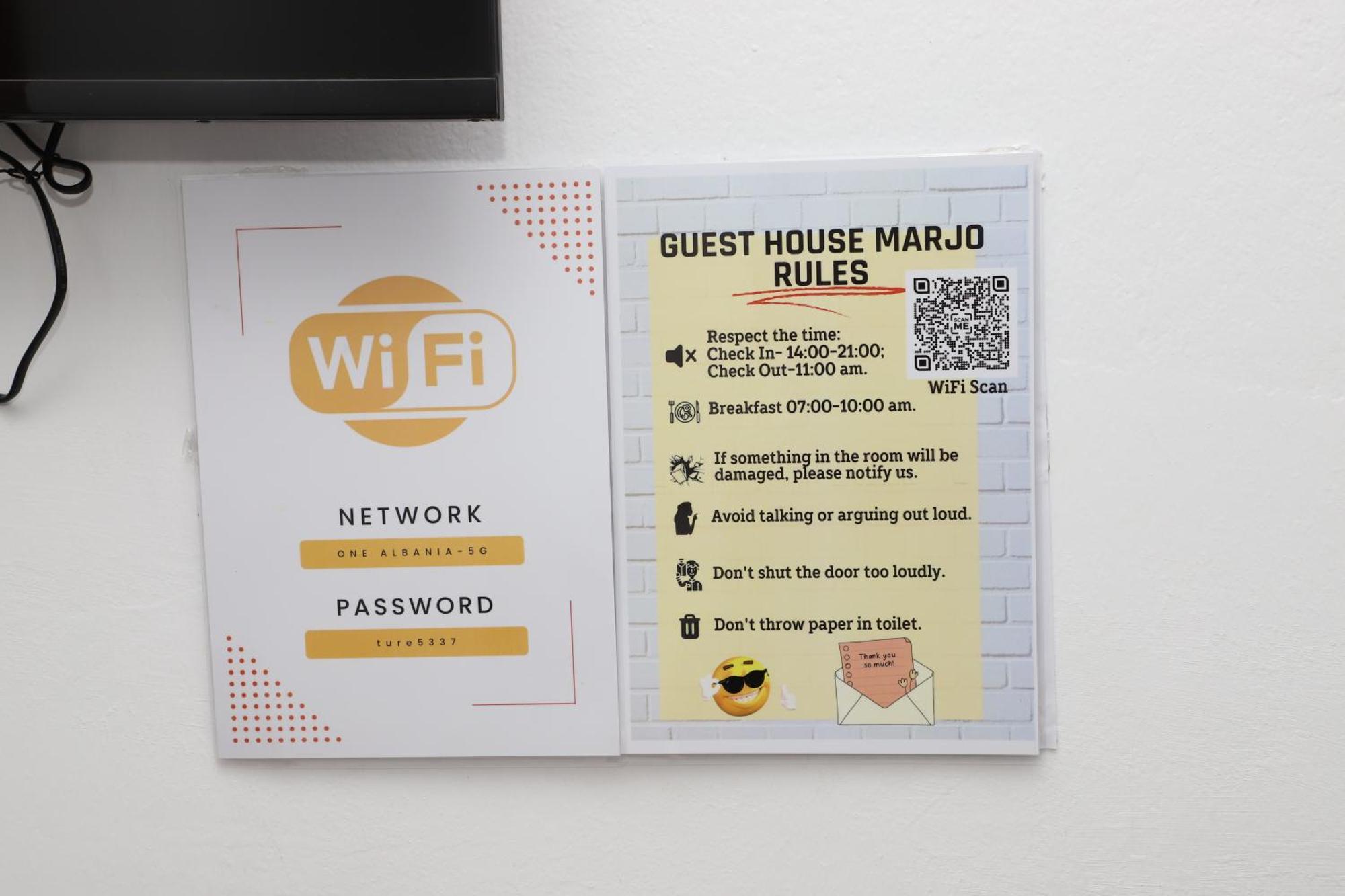 Guest House Marjo Berat Exterior foto